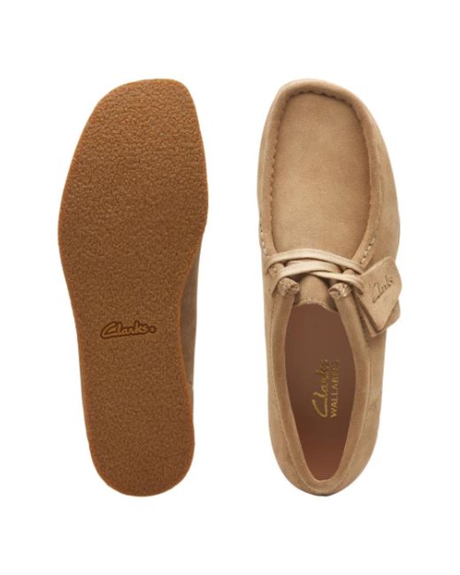 Clarks Brown Laced Shoes