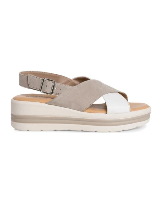 Tamaris Pink Casual Open Flat Sandalen