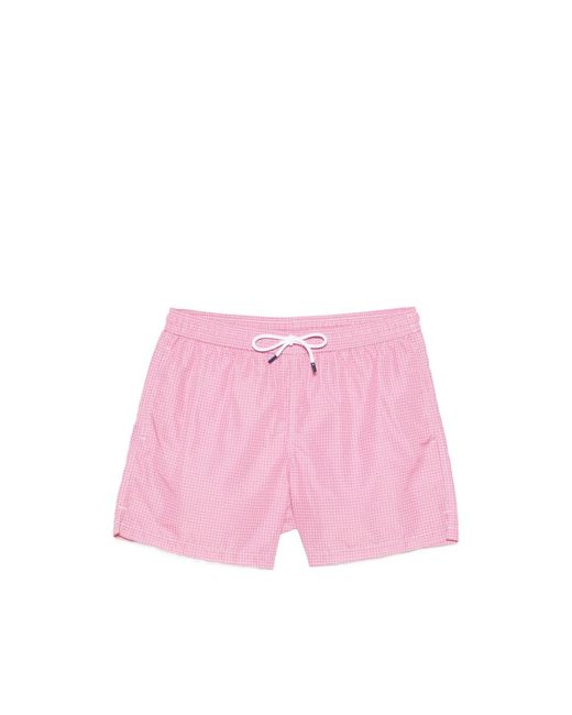 Fedeli Badmode ,Roze ,Polyester Madeira Zwemshorts in het Pink voor heren