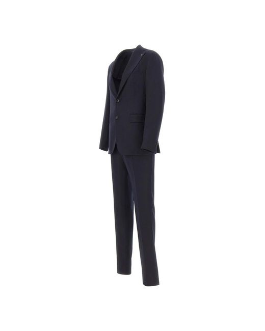 Tagliatore Blue Single Breasted Suits for men