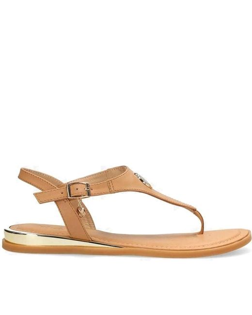Mexx Schoenen Platte Sandalen Voor Vrouwen in het Brown