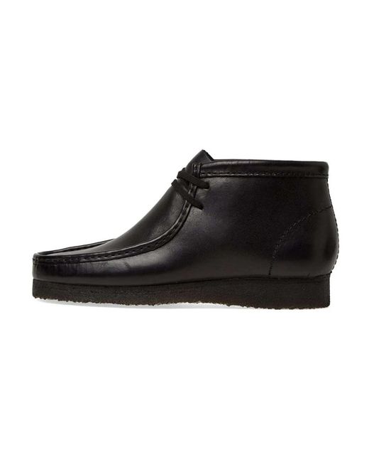 Clarks Klassischer Lederschnürstiefel für Herren in Black für Herren