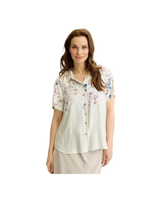 iN FRONT Blouses in het Natural