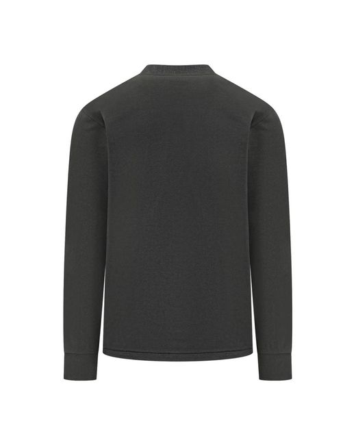 A Bathing Ape College Ls Tee in het Black voor heren