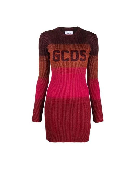 Gcds Red Knitted Dresses