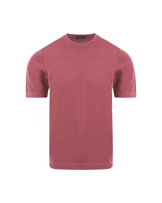Drumohr Pink T-Shirts for men