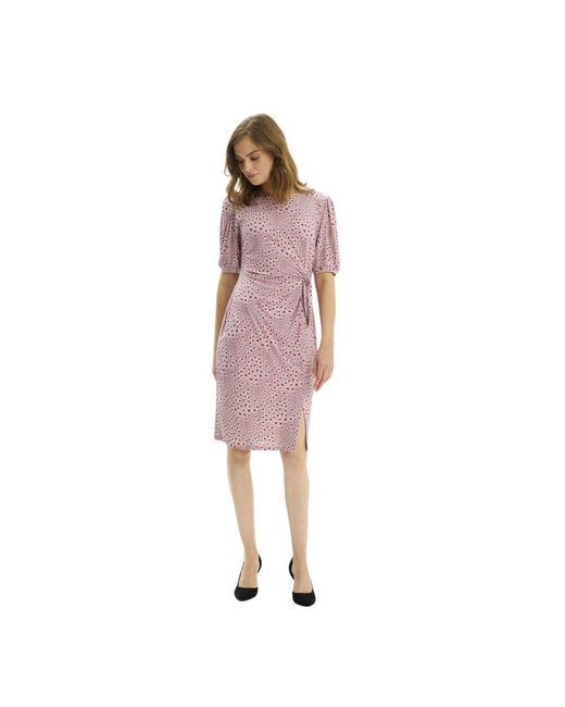 iN FRONT Pink Midi Dresses