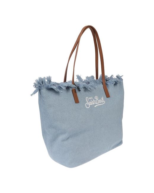 Mc2 Saint Barth Blue Tote Bags