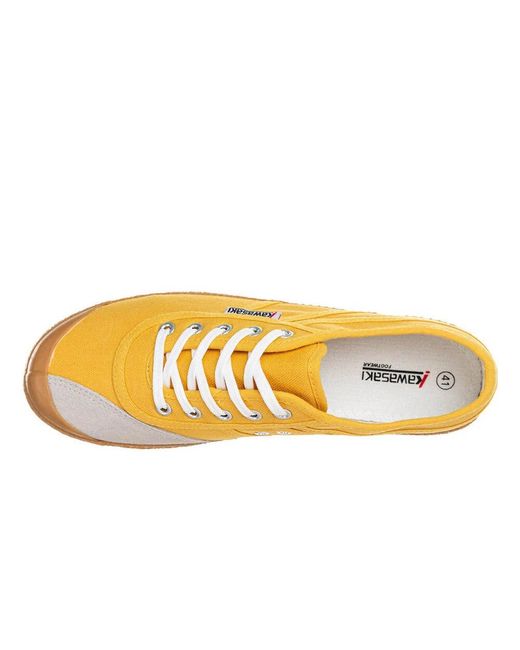 Kawasaki Eco canvas sneakers in Yellow für Herren