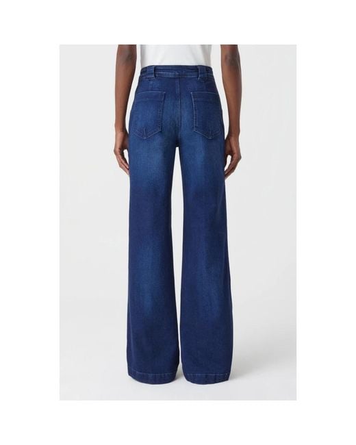 Closed Wide Jeans in het Blue