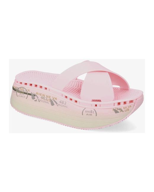 Premiata Pink Sliders