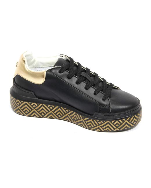 Pollini Black Vegane Lederschuhe
