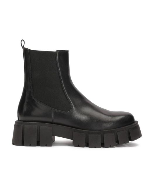 Kazar Black Klassische Stiefel Mit Elastischen Einsätzen