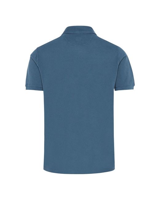 Fedeli Blue Polo Shirts for men