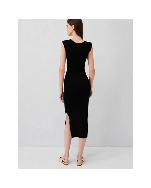 Marella Kleedjes ,Zwart ,Stijlvolle Midi Jurk in het Black