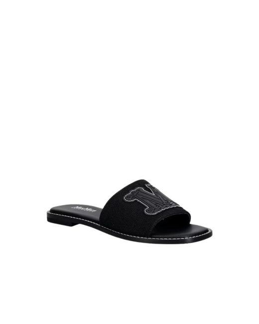 Max Mara Sliders in het Black