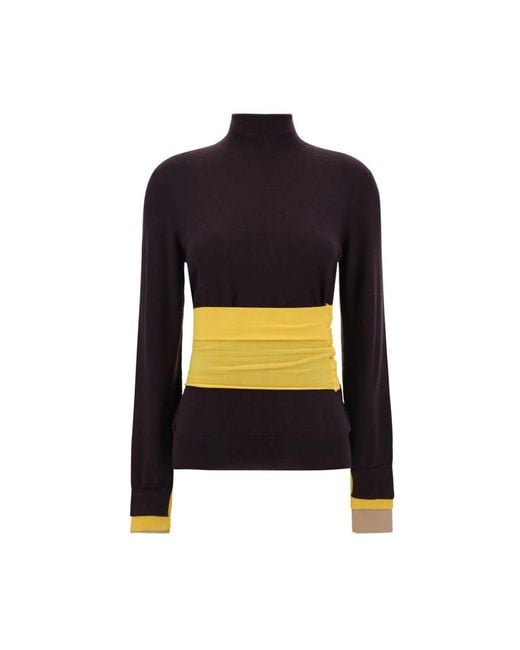 Fendi Blue Turtlenecks