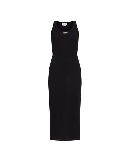 McQueen Black Midi Dresses