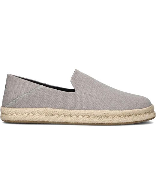TOMS Schoenen ,Grijs Instappers Santiago in het White voor heren
