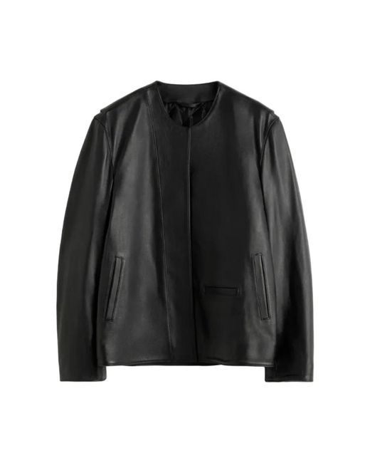 Totême Black Leather Jackets