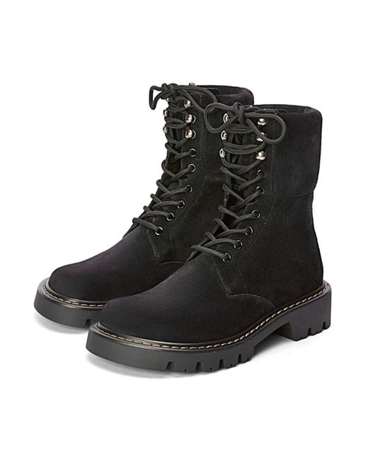 Loewe Black Lace-Up Boots