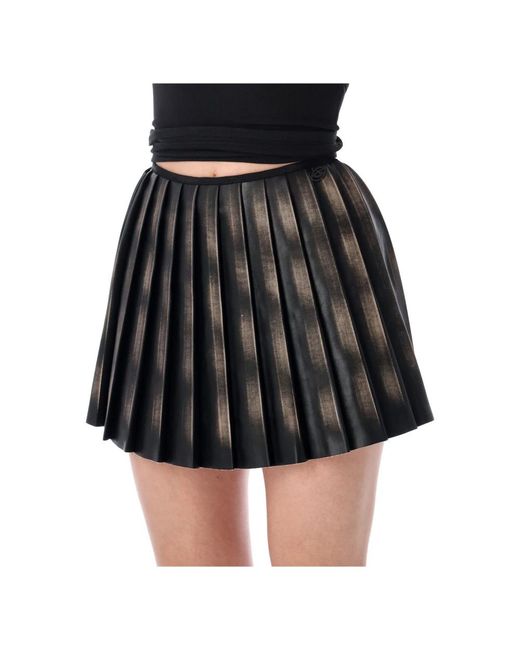 DIESEL Black Short Skirts