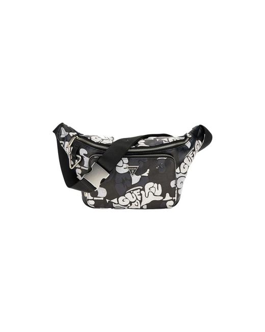 Guess Black Bum Bags for men