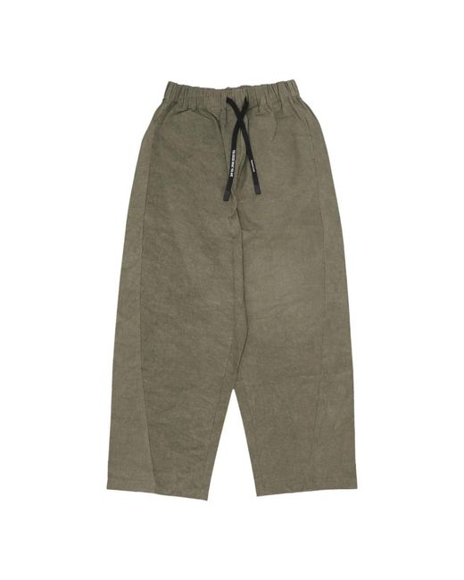 Acupuncture Green Wide Trousers for men