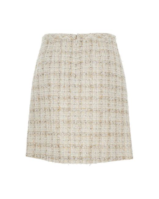 Versace Natural Short Skirts