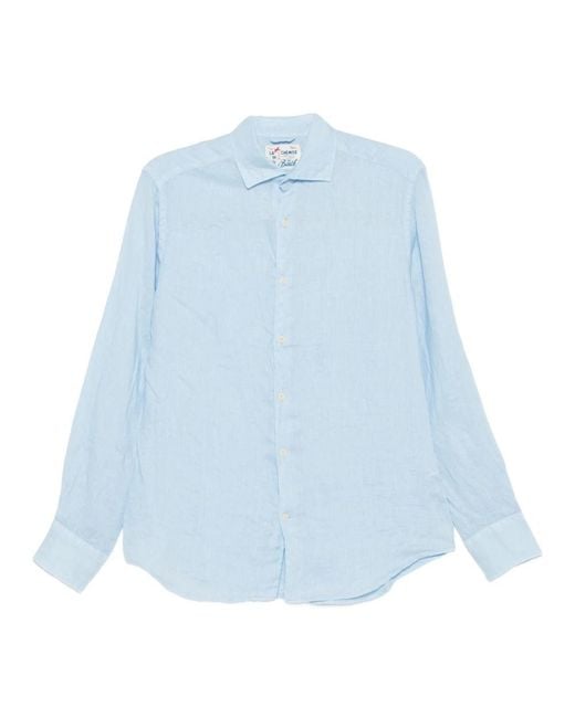 Mc2 Saint Barth Blue Casual Shirts for men