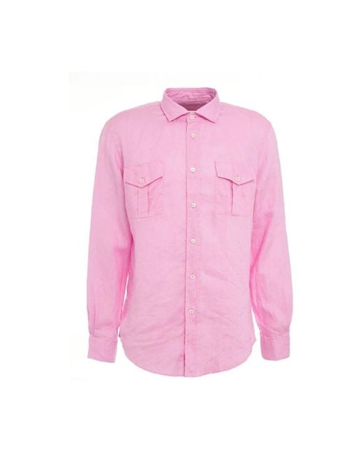 Brian Dales Pink Casual Shirts for men