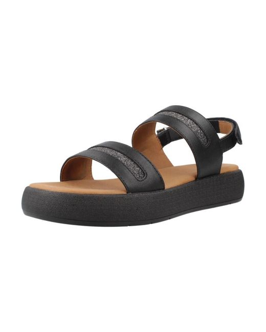 Flat Sandals di Geox in Black