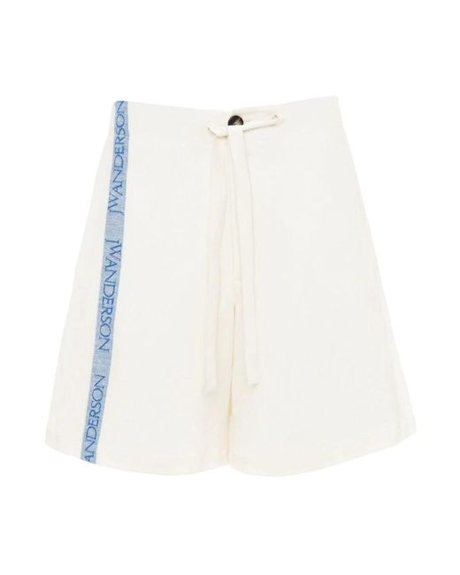 J.W. Anderson White Casual Shorts