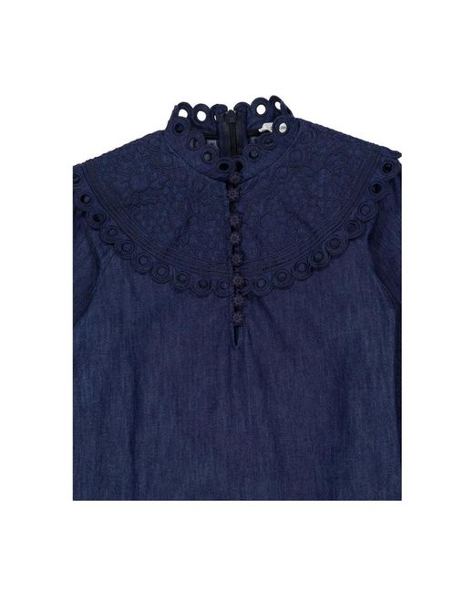 Zimmermann Blue Short Dresses
