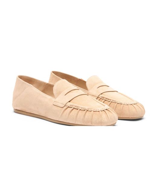 Stuart Weitzman Natural Loafers