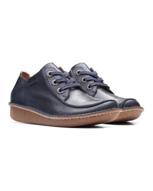 Clarks Blue Blaue schnürschuhe - funny dream,bequemer schnürschuh in grün,funny dream schnürschuh - schwarz