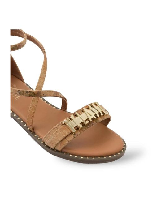 Shoes > sandals > flat sandals Alviero Martini 1A Classe en coloris Brown