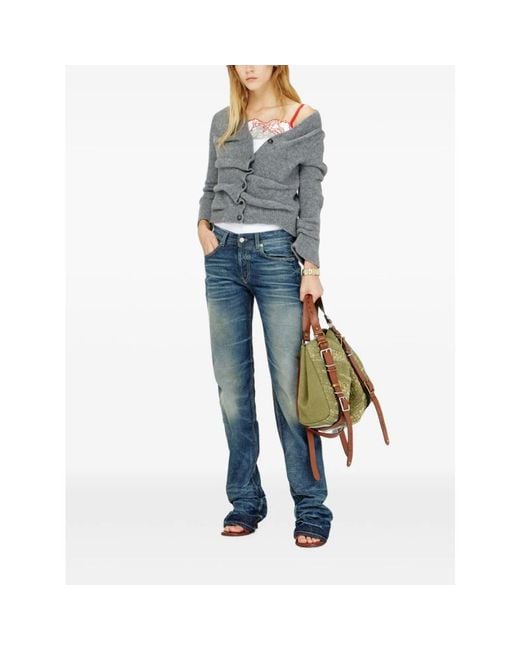 DIESEL Gray Cardigans