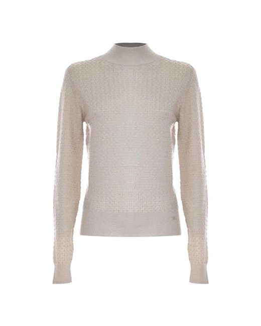 Kocca Gray Weicher wollmisch-polohalspullover