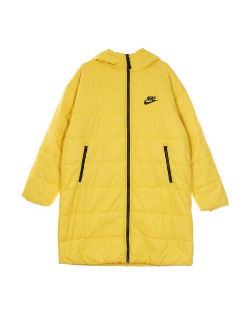 Nike Yellow Langarmiger sportswear core parka