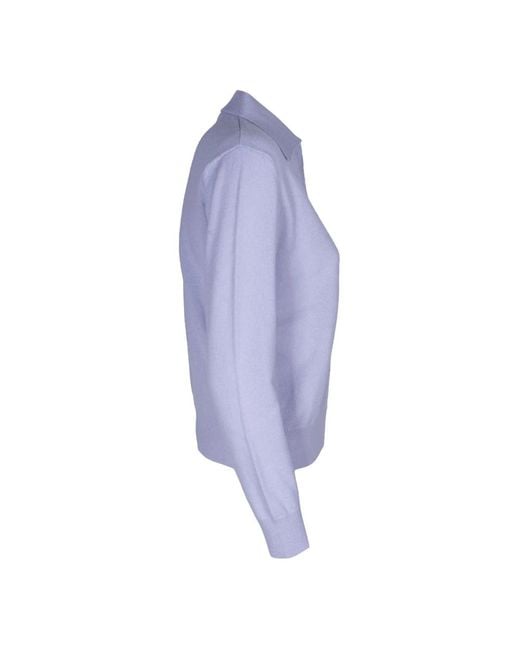 Kangra Blue V-Neck Knitwear