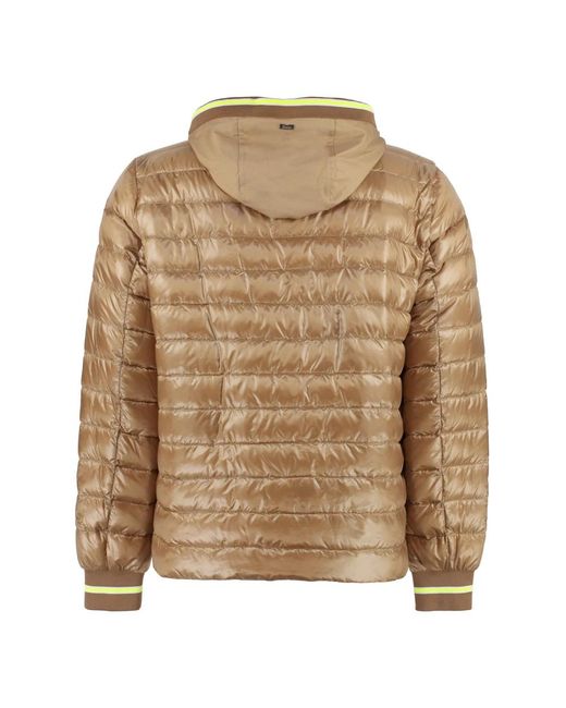 Herno Brown Down Jackets for men