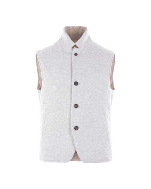 Eleventy Blue Vests for men