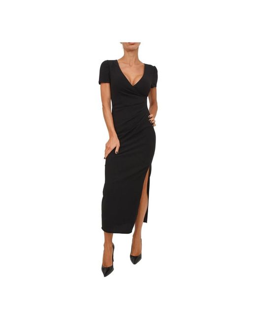 ARMANI EXCHANGE Black Midi Dresses