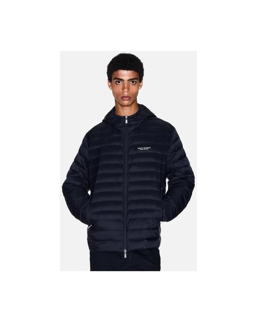 Down Jackets ARMANI EXCHANGE de hombre de color Blue