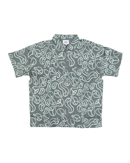 Huf Blue Shirts