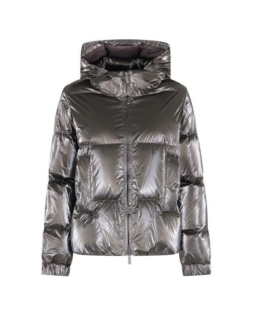 K-Way Gray Winter Jackets