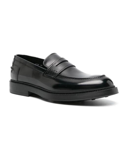 Doucal's Black Loafers for men