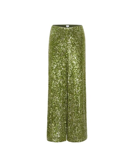 Saint Tropez Green Wide Trousers