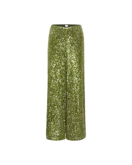 Saint Tropez Wide Trousers in het Green